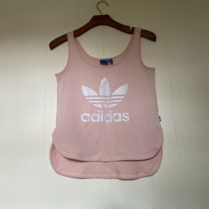Pink Adidas Cropped Tank